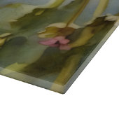 Vlindertuin Kunstglazen Snijplank (Hoek)