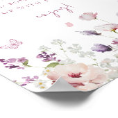 Vlindertuin Mimosa Bar Bord Poster (Hoek)