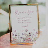 Vlindertuin Mimosa Bar Bord Poster