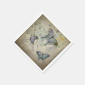 vlindertuin papieren servet (Hoek)