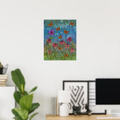 vlindertuin-poster poster (Thuiskantoor)