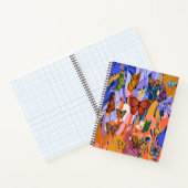 Vlindertuin Spiraal Notebook Notitieboek (Binnen)