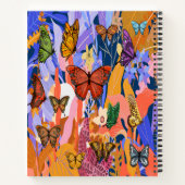 Vlindertuin Spiraal Notebook Notitieboek (Achterkant)