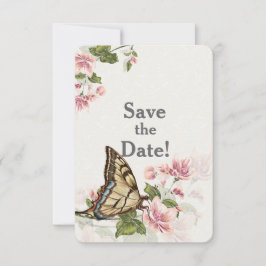 Vlindertuin Trouw Save The Date Kaart