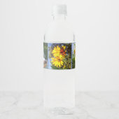 Vlindertuin Waterfles Etiket (Voorkant)