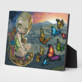 "Vlindervaandel" Plaquette Fotoplaat (Zijkant)