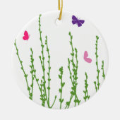 vlinderveld keramisch ornament (Voorkant)