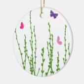 vlinderveld keramisch ornament (Links)