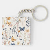 vlinderveld sleutelhanger (Achterkant)