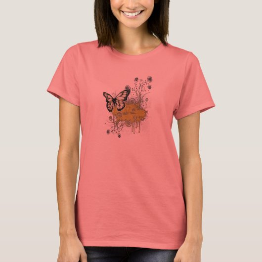 vlindervelden t-shirt (Voorkant)