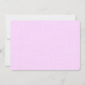 Vlinderverjaardag roze gouden paarse foto kaart (Achterkant)