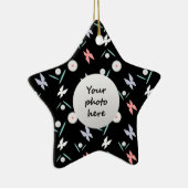 Vlinderversieringen voor de kerstboom keramisch ornament (Rechts)