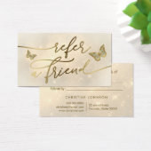 vlinderverwijzingskaart visitekaartje (Bureau)