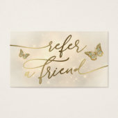vlinderverwijzingskaart visitekaartje (Voorkant)