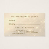 vlinderverwijzingskaart visitekaartje (Achterkant)