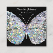 vlindervierkant visitekaartje (Voorkant)