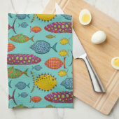 vlindervis theedoek (Quarter Fold)