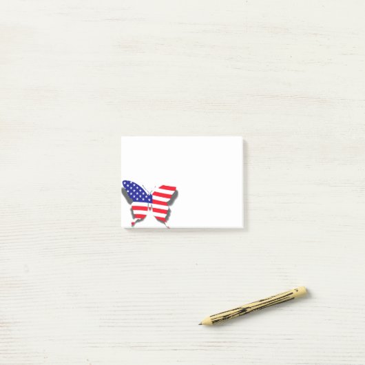 Vlindervlag Post-it® Notes (Op bureau)