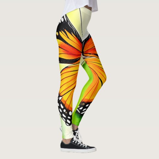Vlindervleugel Detail Design Leggings (Rechts)