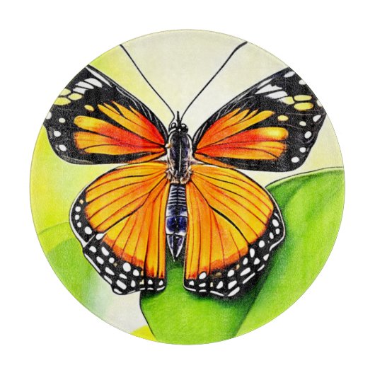 Vlindervleugel Detail Design Snijplank (Voorkant)