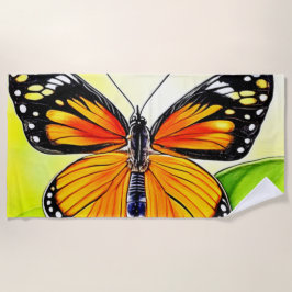 Vlindervleugel Detail Design Strandlaken