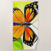 Vlindervleugel Detail Design Strandlaken (Voorkant)