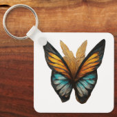 Vlindervleugelpatronen op een licht sleutelhanger (Voorkant)