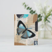 "vlindervleugels" — Briefkaart uitsluitend ontworp (Staand voorkant)