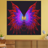 Vlindervleugels Canvas Afdruk (Insitu (Woonkamer))