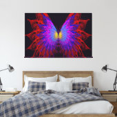 Vlindervleugels Canvas Afdruk (Insitu (Slaapkamer))