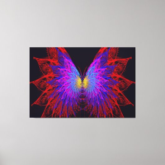 Vlindervleugels Canvas Afdruk (Voorkant)