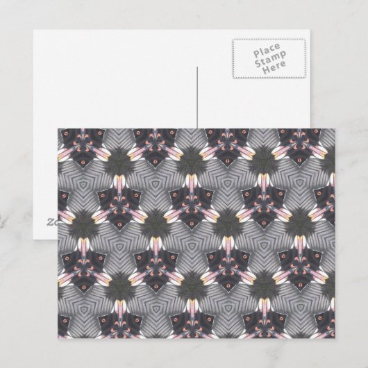 Vlindervleugels Geometrisch Briefkaart (Voorkant / Achterkant)