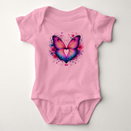 Vlindervleugels Hart Peuter T-Shirt | Kleurrijk 