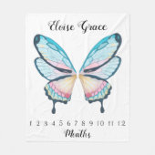 Vlindervleugels Milestone Deken (Voorkant)