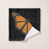 Vlindervleugels Monarch Sinaasappel Wings Foto Bad Handdoek (Wasdoekje)