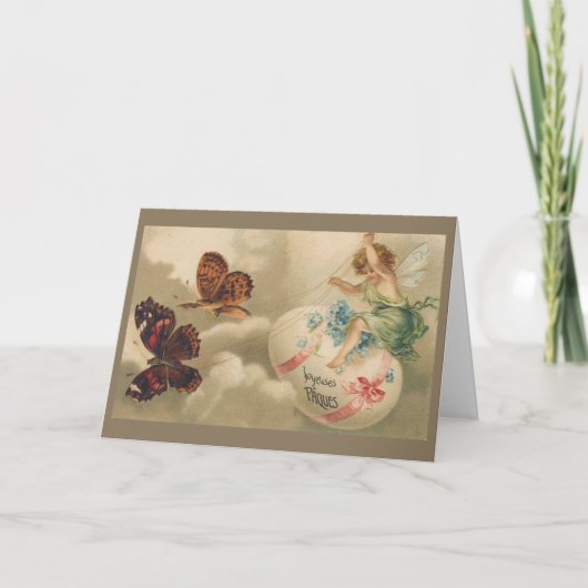 Vlindervleugels Paas Kaart (Voorkant)
