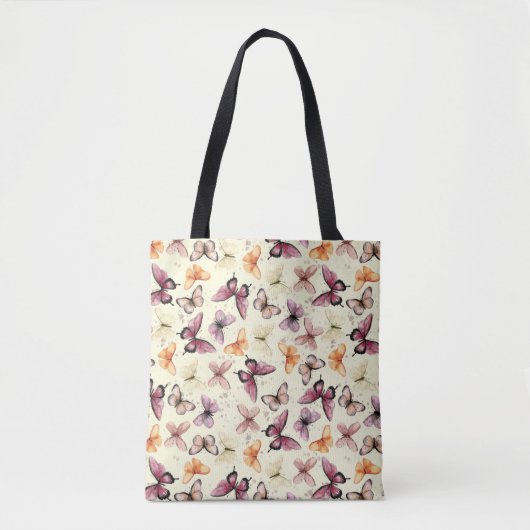Vlindervleugels Tote Bag (Voorkant)