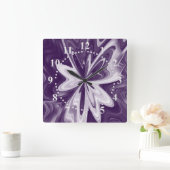 vlindervleugels vierkante klok (Huis)