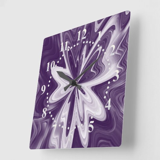 vlindervleugels vierkante klok (Hoek)