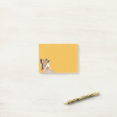  vlindervleugelvleugels van de fae Blond haar Post-it® Notes (Op bureau)