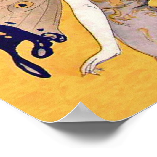 vlindervleugelvleugels van de fae Blond haar Poster (Hoek)