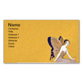  vlindervleugelvleugels van de fae Blond haar Visitekaartje Magneet (Voorkant)