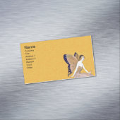  vlindervleugelvleugels van de fae Blond haar Visitekaartje Magneet (Voorbeeld)