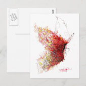 vlindervlieger briefkaart (Voorkant / Achterkant)