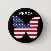 vlindervlieger ronde button 5,7 cm (Voorkant)