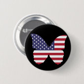 vlindervlieger ronde button 5,7 cm (Voorkant /achterkant)
