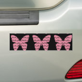 Vlindervlinder Bumpersticker (Op auto)