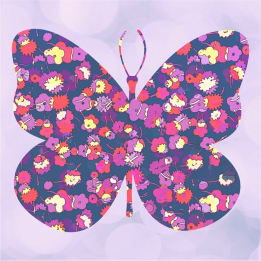  vlindervlinder Grote Sticker (Voorkant)