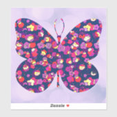  vlindervlinder Grote Sticker (Vel)