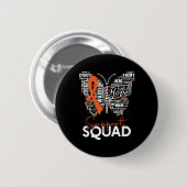 Vlindervlinder Leukemie Bloedkanker Bewustzijnsond Ronde Button 5,7 Cm (Voorkant /achterkant)